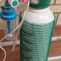 کپسول اکسیژن ۱۰ لیتری با مانومتر وشارژ شده