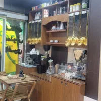 واگذاری دکور لاین قهوه و استند فلزی قفسه عطاری|فروشگاه و مغازه|تهران, سعادت‌آباد|دیوار