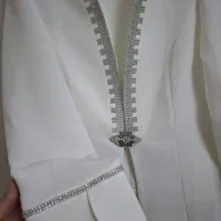 کت وشلوارعقد  و  (کت و کراپ دامن سفید)