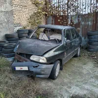 پراید صبا GLXI مدل ۱۳۸۲ تصادفی سبز