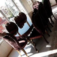 ناهارخوری ۸نفره.|میز و صندلی غذاخوری|شیراز, مبعث|دیوار