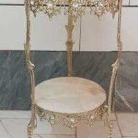 میز تلفن دو طبقه برنز میز برنجی|میز تلفن|اراک, |دیوار