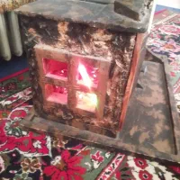 چراغ خواب دستساز(طرح کلبه)|چراغ خواب و آباژور|اندیشه, شهرک کوثر|دیوار