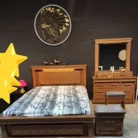 سرویس ستاره باکیفیت مستقیم از تولیدی رایکا چوب|تخت و سرویس خواب|مشهد, گرجی علیا|دیوار