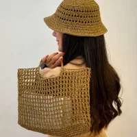 بافت کیف و کلاه رافیا|کیف، کفش، کمربند|قائم‌شهر, |دیوار