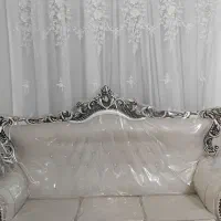 پرده گل برجسته