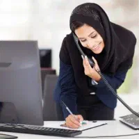 استخدام منشی خانم