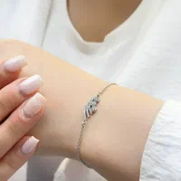 دستبند نقره قلب بینهایت کدheart07 کادویی تولد و...|بدلیجات|تبریز, |دیوار