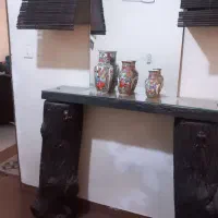 میز وآینه با چوب ضد موریانه خشک شده گردو