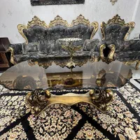 مبل۷نفره استیل با میز وسط و دو تا جلو مبلی|مبلمان خانگی و میز عسلی|تهران, قصر فیروزه ۲|دیوار