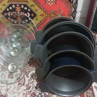 قابلمه چدن ۵ پارچه