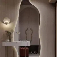 آینه بک لایت قاب آینه|آینه|کرج, اصفهانی‌ها|دیوار