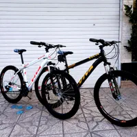 دوچرخه رنگارنگ در شعبه مرکزی نو اکبند