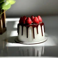 شمع طرح کیک تولد