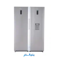 یخچال فریزر دوقلو اسنوا استیل(ویترینی)