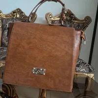 کیف بزرگ عسلی