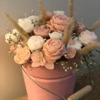 باکس گل شمع