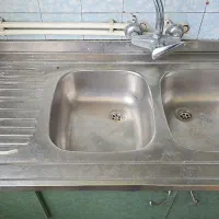 سینک ظرفشویی بدون شیر آب