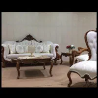 مبل سلطنتی کلاسیک خورشیدی|مبلمان خانگی و میز عسلی|لاهیجان, بازکیاگوراب|دیوار