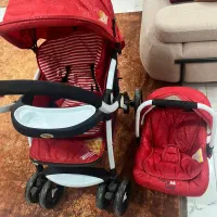 کالسکه وکریر کودک در حد نو