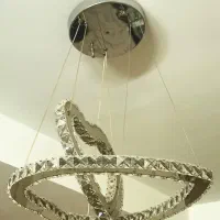 لوستر کریستالی قلبی