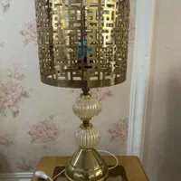 چراغ خواب آباژور طلایی دکوری