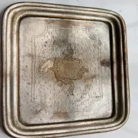 سینی  عطیقه وقیلون برنجی