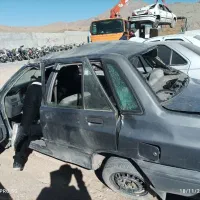 فروش یک دستگاه پراید تصادفی|خودرو سواری و وانت|نجف‌آباد, حومه نجف آباد|دیوار