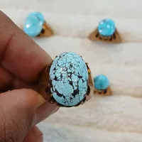 نگین فیروزه نیشابوری عجمی شجر طبیعی اصل|بدلیجات|مشهد, حرم مطهر رضوی|دیوار