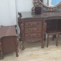 تخت و پاتختی و کنسول سلطنتی|تخت و سرویس خواب|مشهد, حسابی جنوبی (شهرک غرب)|دیوار