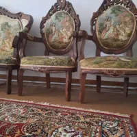 فروش مبل ۹ نفره چوب گردو در حد نو|مبلمان خانگی و میز عسلی|مرند, |دیوار