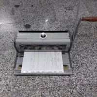 دستگاه پانچ صحافی فنرزن سیمی کن دوبل سوپربایند