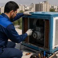 تعمیر کولر آبی پکیج تجریش نیاوران پاسداران سوهانک