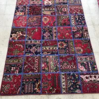 فرش چهل تکه خشتی دست بافت