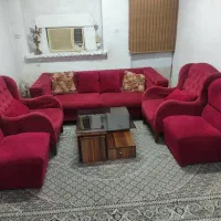 مبل ۷نفره،میز، کاناپه و یک مبل دونفره باهم|مبلمان خانگی و میز عسلی|رشت, لاکان|دیوار