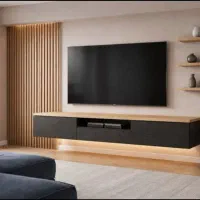 میز تلوزیون تی وی باکس قابندی با گچبری پیش ساخته