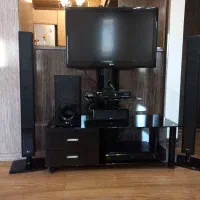 میز ال ای دی ۲ کشو براکت دار