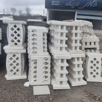 نرده دور باغچه حصیری در  زیباکنار