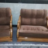 مبل 8 نفره چوب راش پا سنگی