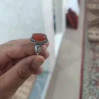دو عدد انگشتر عقیق و حرز