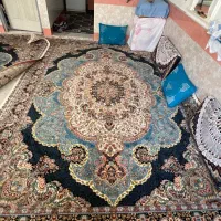 ۲ تخته فرش سرمه ای۱۲ متری اکریلیک نو|فرش|قم, جمکران|دیوار
