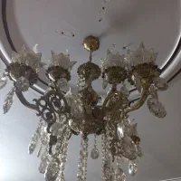 فروش لوستر برنجی 4شاخه8شعله