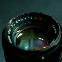 لنز Canon 50mm 1.4 S.S.C آنالوگ FD مانت سونی|دوربین عکاسی و فیلم‌برداری|تهران, مطهری|دیوار