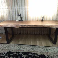 میز ناهار خوری چوبی روستیک