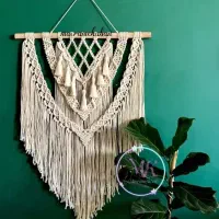 دیوارکوب مکرومه