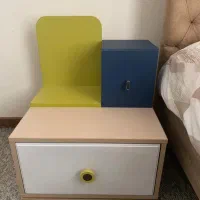 تخت خواب کمد میز تحریر و درابر|تخت و سرویس خواب|ماهدشت, |دیوار