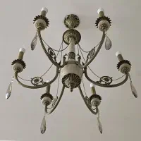 لوستر سنگی برنزی طرح لیانا شش‌ شاخه