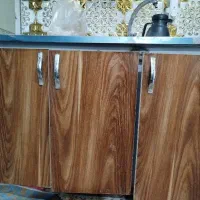 کابینت بالا و پایین آب چکان و ظرفشو