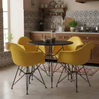 صندلی پلاستیکی حلالی پارچه ای اپنی کد ۶۵۰