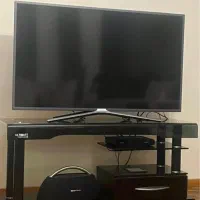 میز تلوزیون شیشه ای مشکی